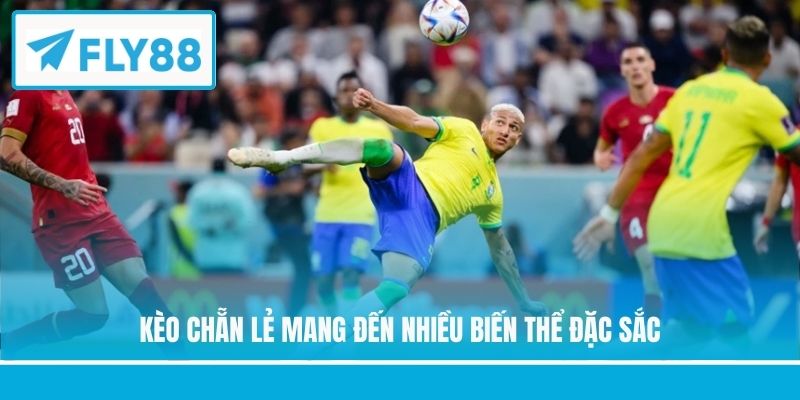 Kèo chẵn lẻ mang đến nhiều biến thể đặc sắc